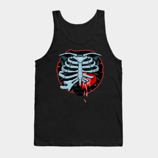 Candy heart ribcage Tank Top